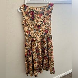 Lindy Bop UK Vintage Style Floral Dress